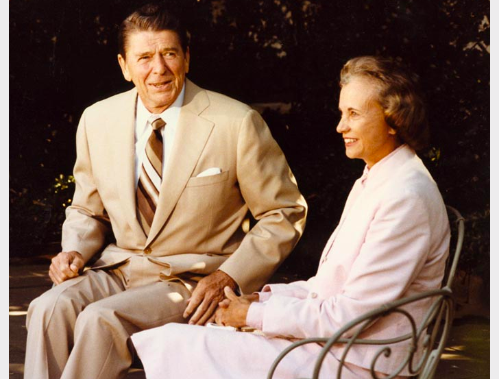 1981: First woman to serve on Supreme Court